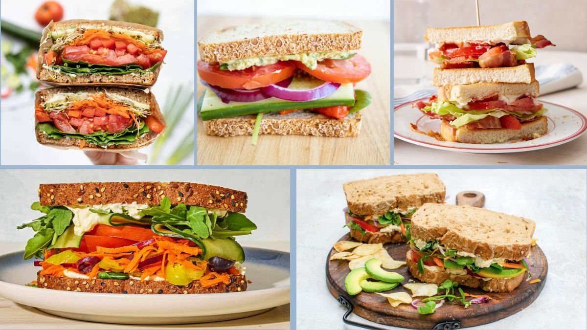 5-Step Guide To Healthy Vegetable Sandwiches