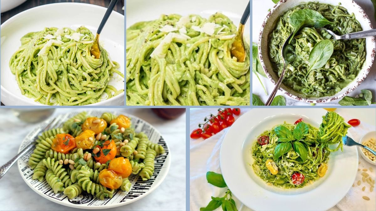 Creamy Avocado and Spinach Pasta