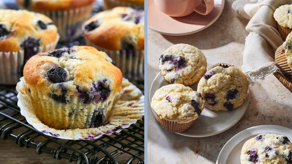 Blueberry and Lemon Breakfast Muffins