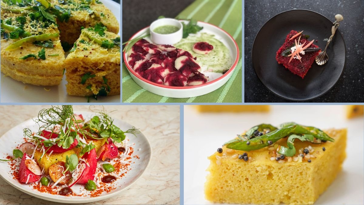 7 Steps to Prepare Vegetable Dhokla with Beetroot