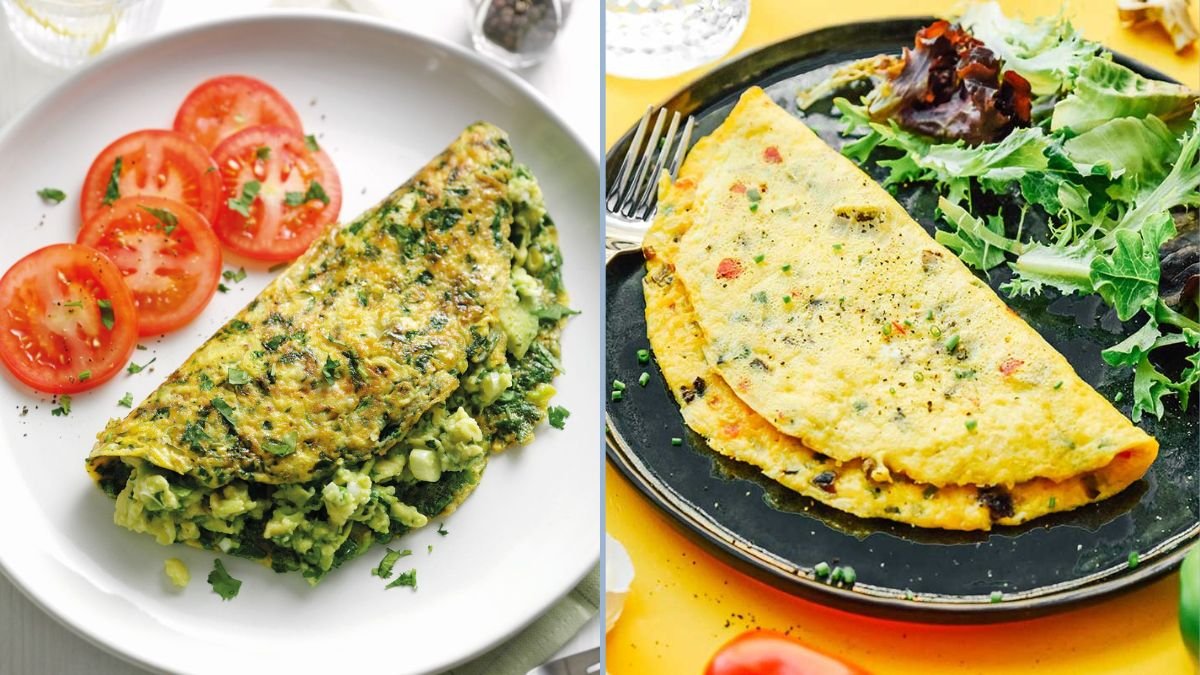 Garden Veggie Omelets in Minutes